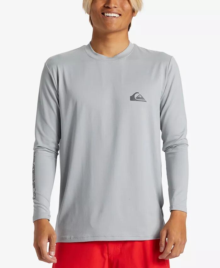 

Мужская футболка для серфинга на каждый день с длинным рукавом Quiksilver, серый