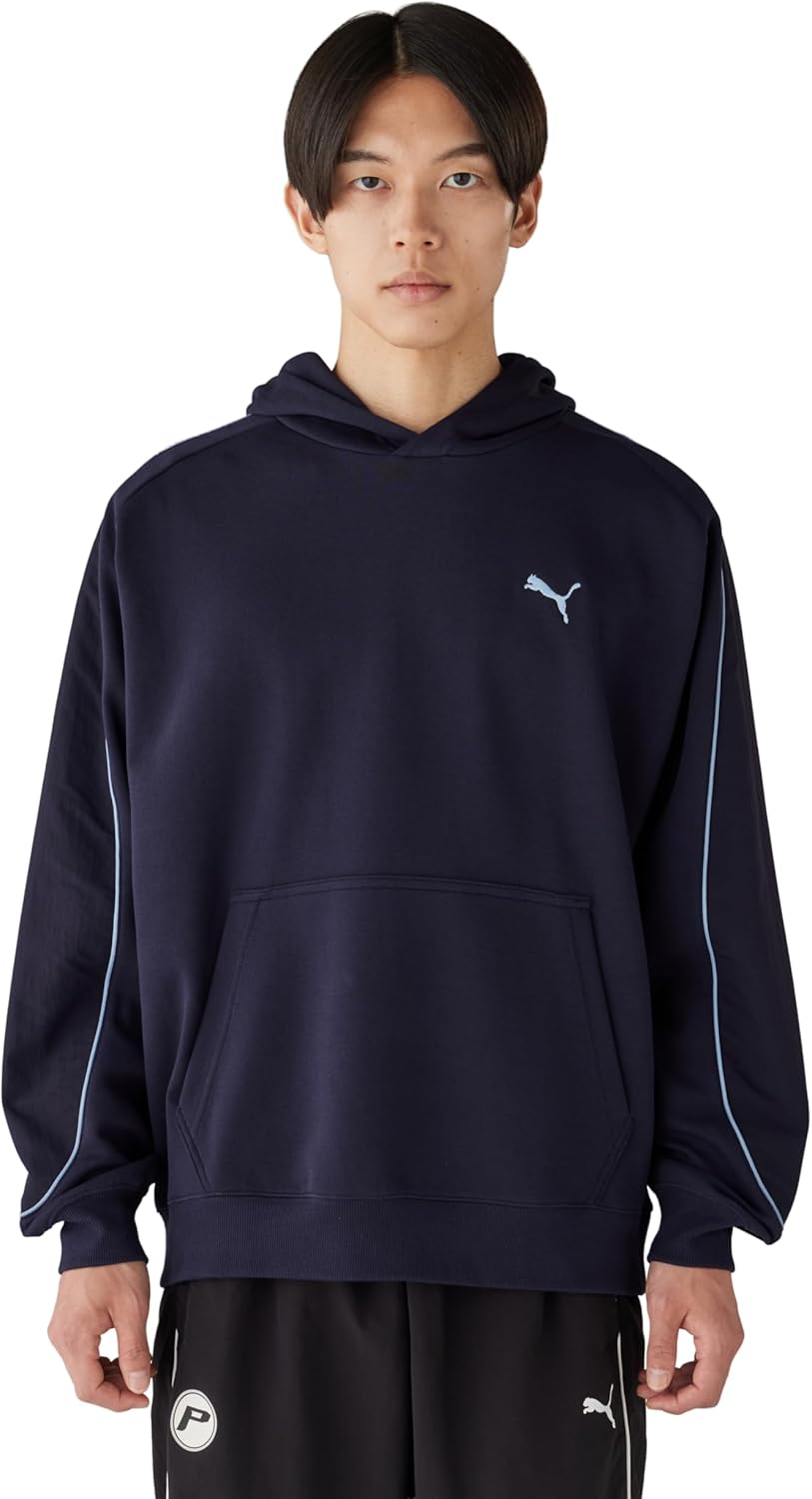 

Мужская толстовка PUMA CORE HERITAGE MX (690138) - повседневная спортивная толстовка, темно-синий