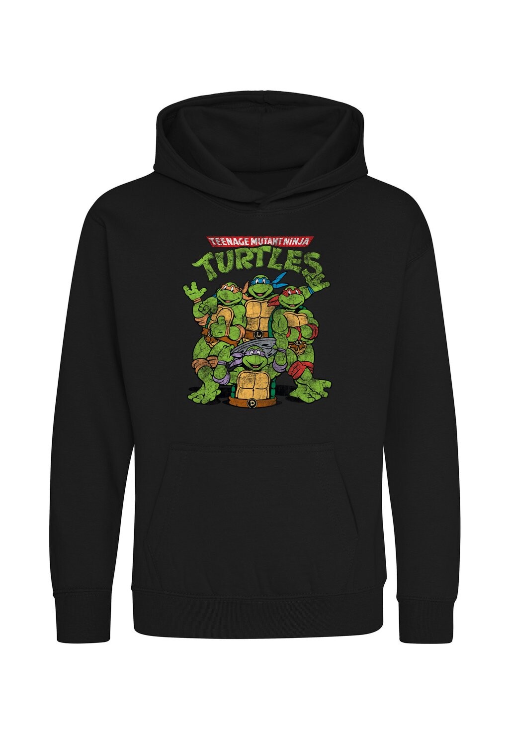 

Толстовка с капюшоном TEENAGE MUTANT NINJA TURTLES TURTLE GROUP Henry Tiger, черный