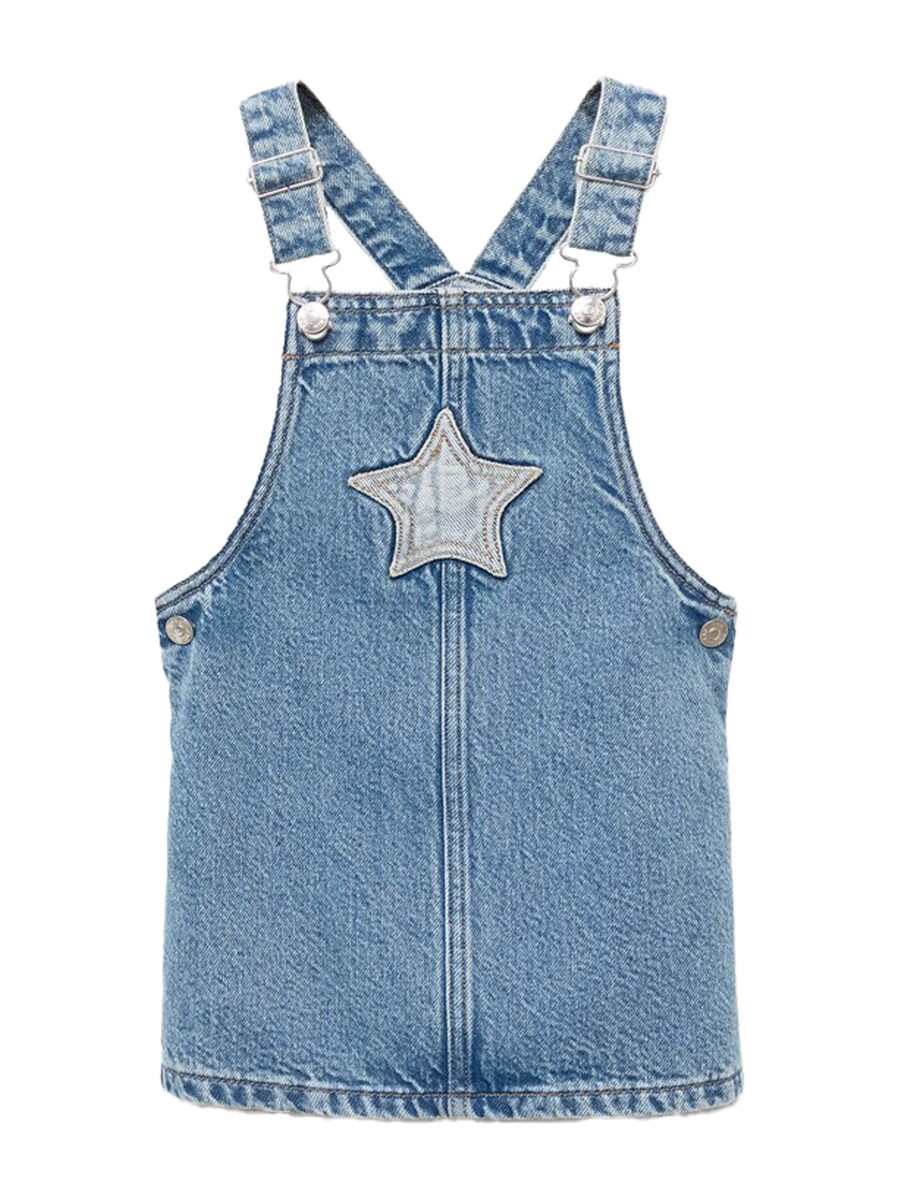 

Юбка MANGO KIDS STARP, Blue denim/Light blue