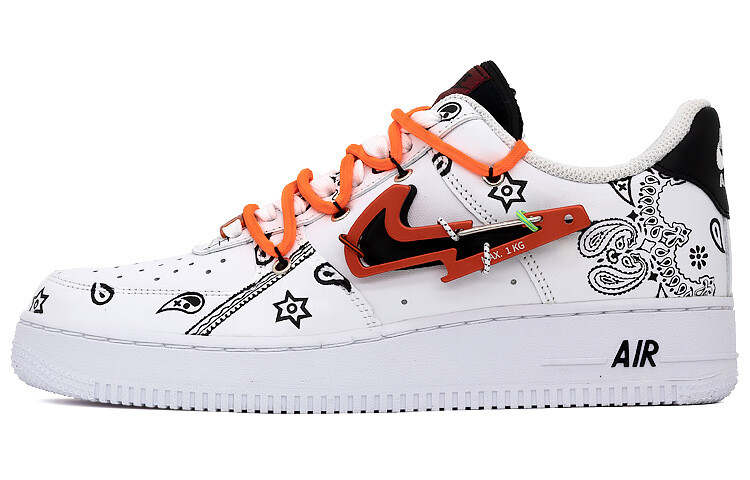 

Кроссовки Nike Air Force 1, белый/оранжевый