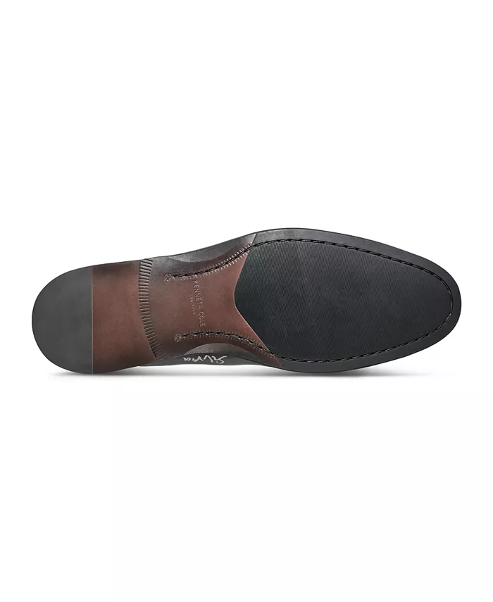 Мужские оксфорды Tully с кожаным мыском Kenneth Cole New York, черный — фото 4