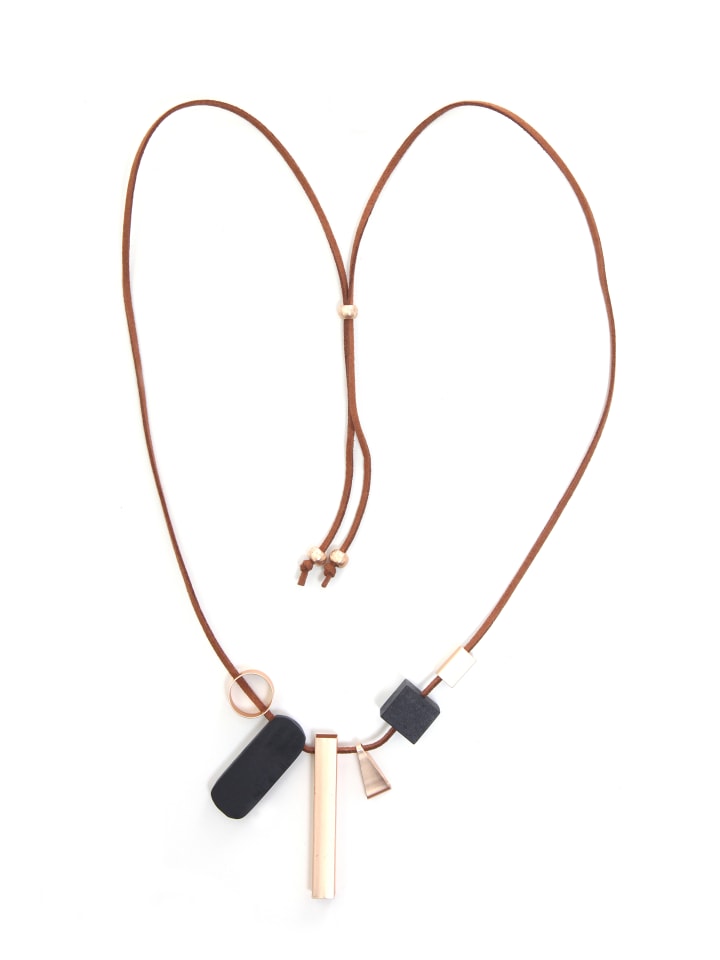 

Collezione alessandro Длинное ожерелье «Анна» коричневого цвета