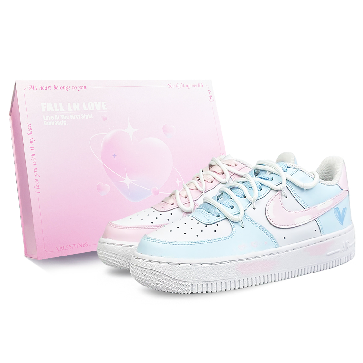 

Кроссовки Air Force 1 LE с низким верхом, амортизирующими, противоскользящими, износостойкими подошвами для детей и подростков Nike, белый