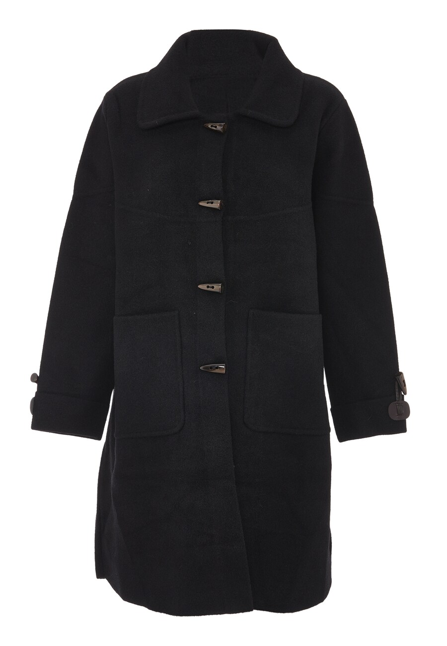 

Вязаное пальто CELOCIA Knitted Coat, черный