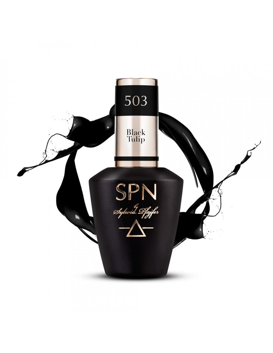 

503 Черный тюльпан гибридный лак 8 мл SPN Nails