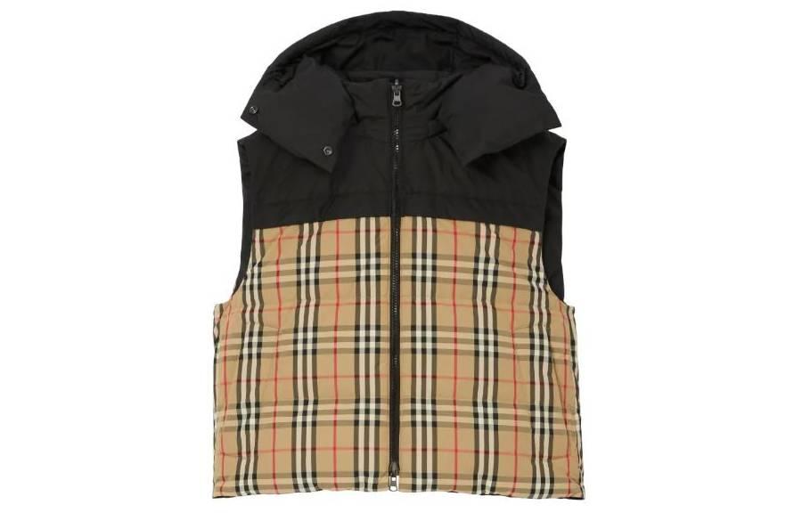 Пуховая безрукавка Burberry, женская, бежево-желтый — фото 2