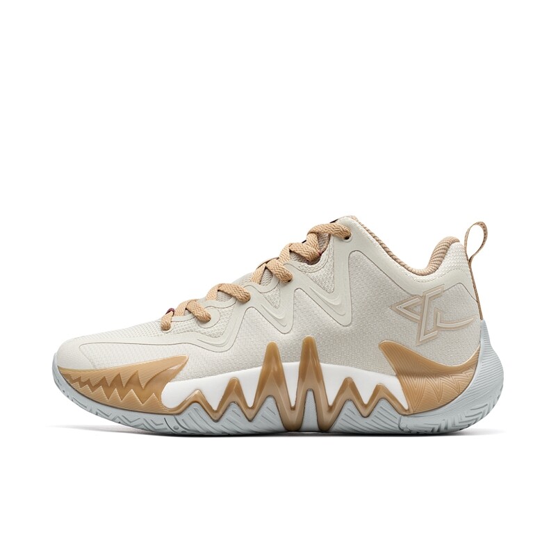 

Баскетбольные кроссовки Basketball Shoes Men Mid-Top Milk Tea White Xtep