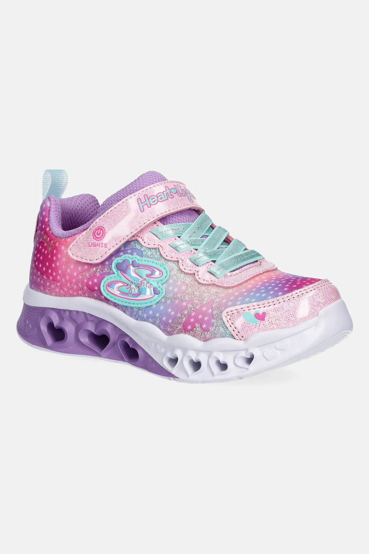 

Детские кроссовки FLUTTER HEART LIGHTS Skechers, розовый