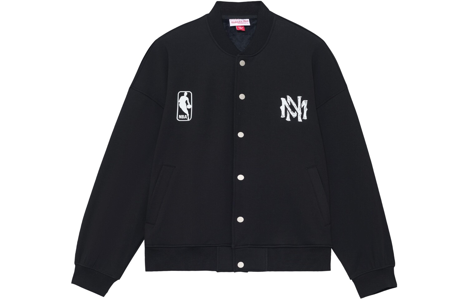 

Бейсбольная куртка унисекс черный Mitchell Ness
