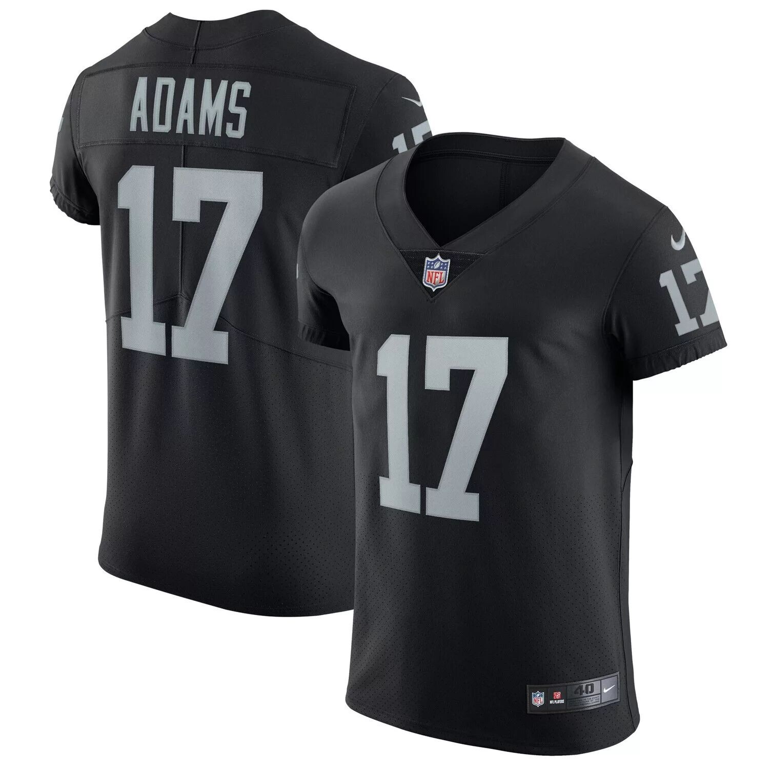 

Мужская черная футболка Davante Adams Las Vegas Raiders Vapor Elite Nike, Черный, Мужская черная футболка Davante Adams Las Vegas Raiders Vapor Elite Nike