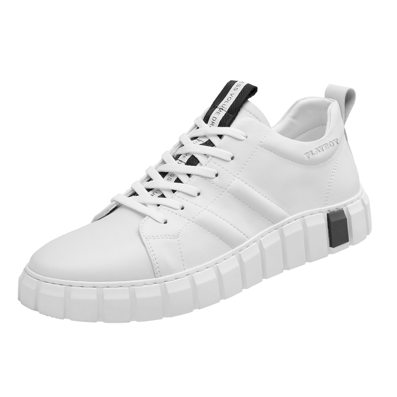 

Износостойкие низкие повседневные туфли для мужчин Playboy, Hhgz-Hh-Dyz20A806 White