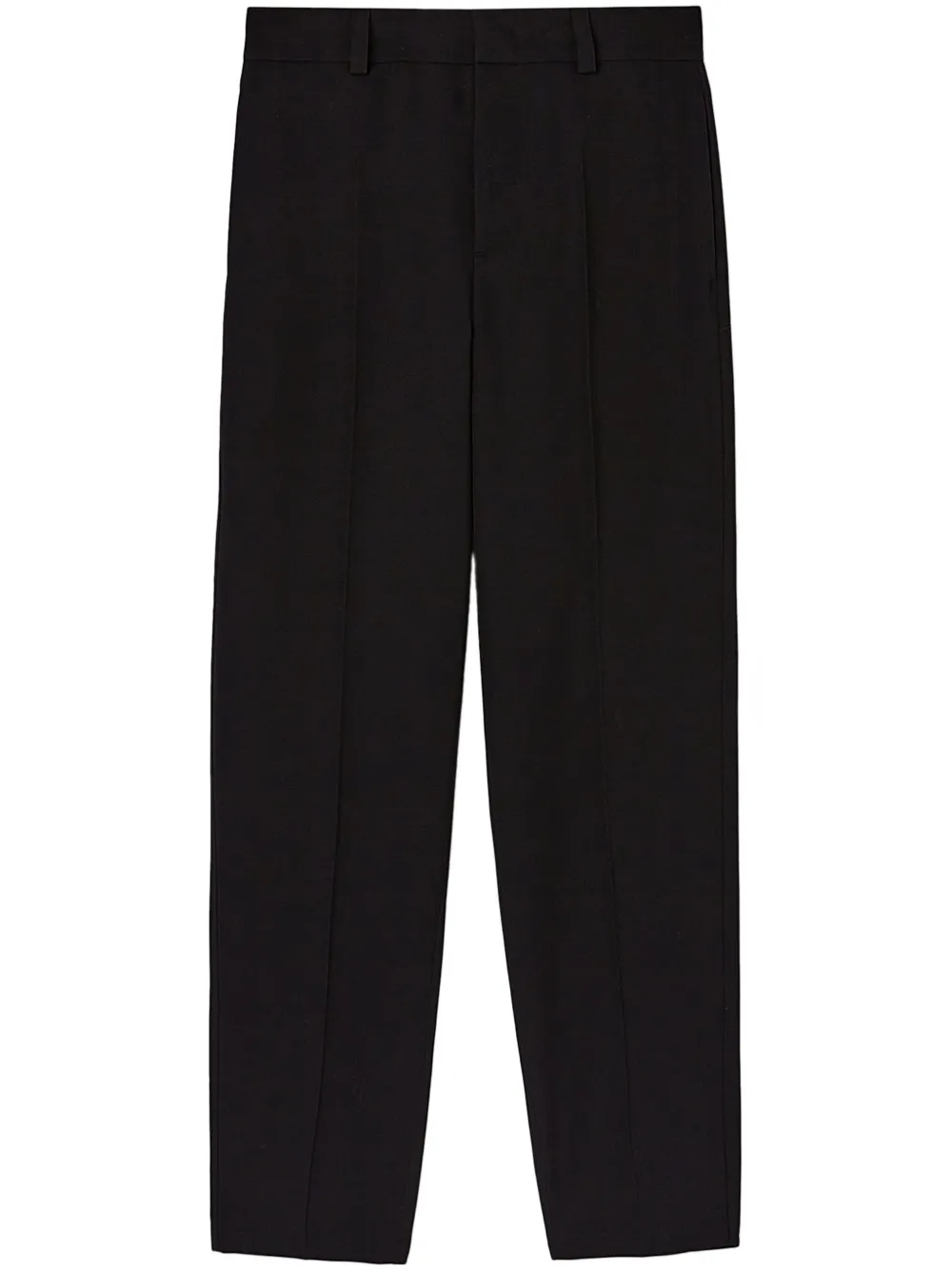 

Шерстяные брюки прямого кроя JIL SANDER, черный