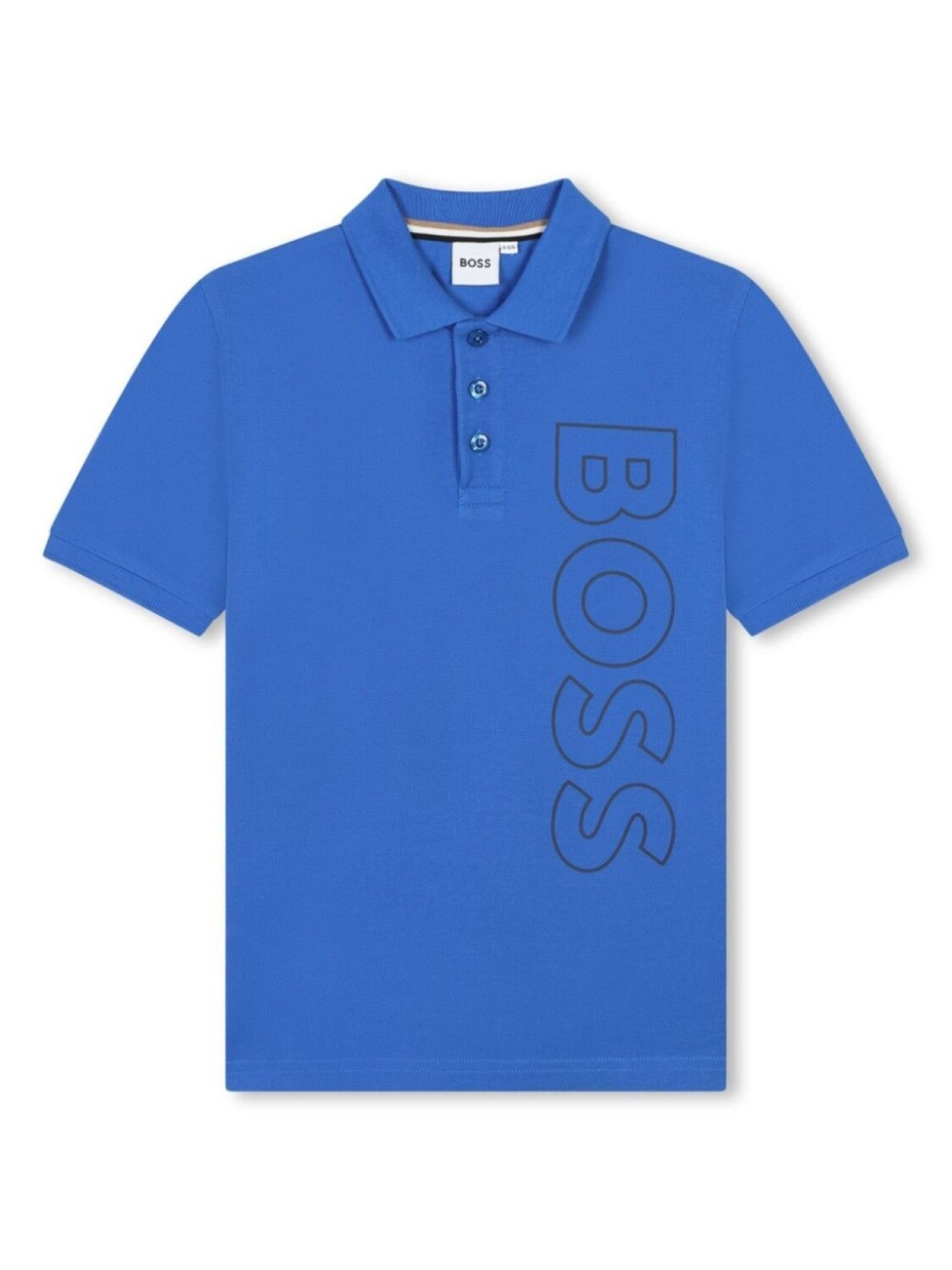 

BOSS Kidswear рубашка поло с логотипом, синий