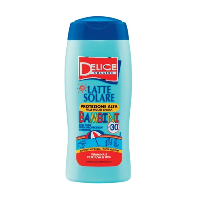 

Mil mil solaire spf30 защитное солнцезащитное молочко для детей Delice, 250 мл
