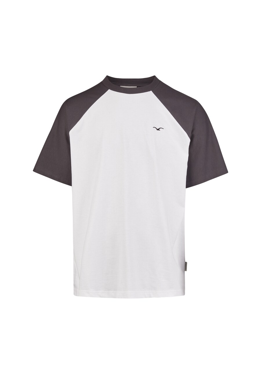 

Рубашка Cleptomanicx Boxy Tee Ligull College, серый