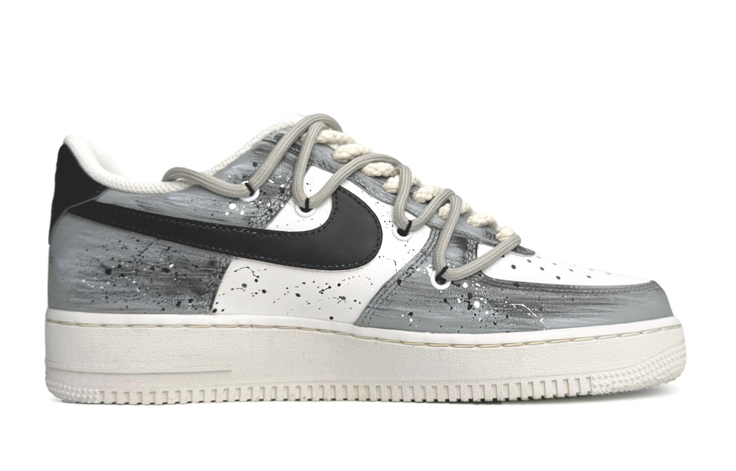 

Кроссовки Nike Air Force 1 Skateboard Shoes Men Low-Top Gray White