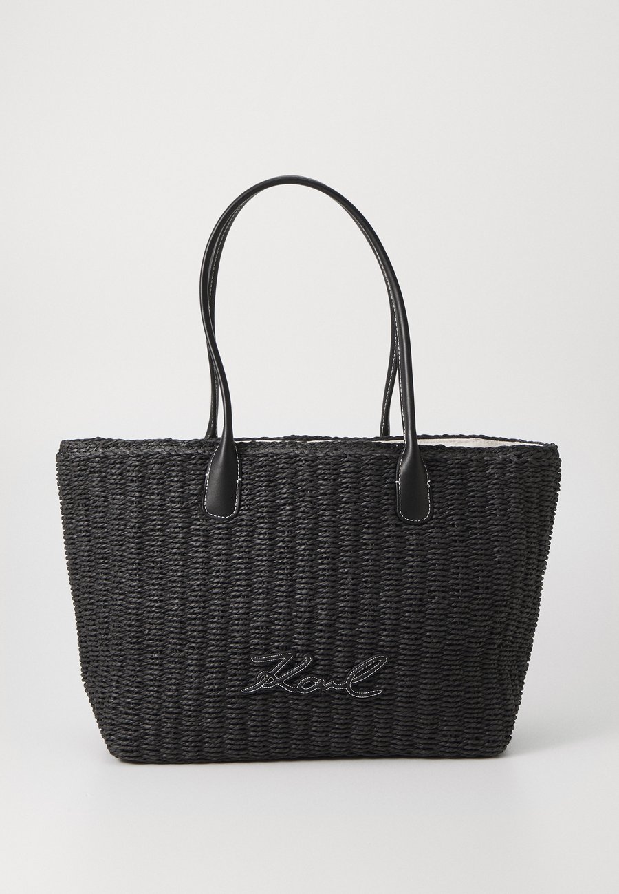 

Сумка-шоппер KARL LAGERFELD SIGNATURE BEACH BASKET BAG UNISEX, Black