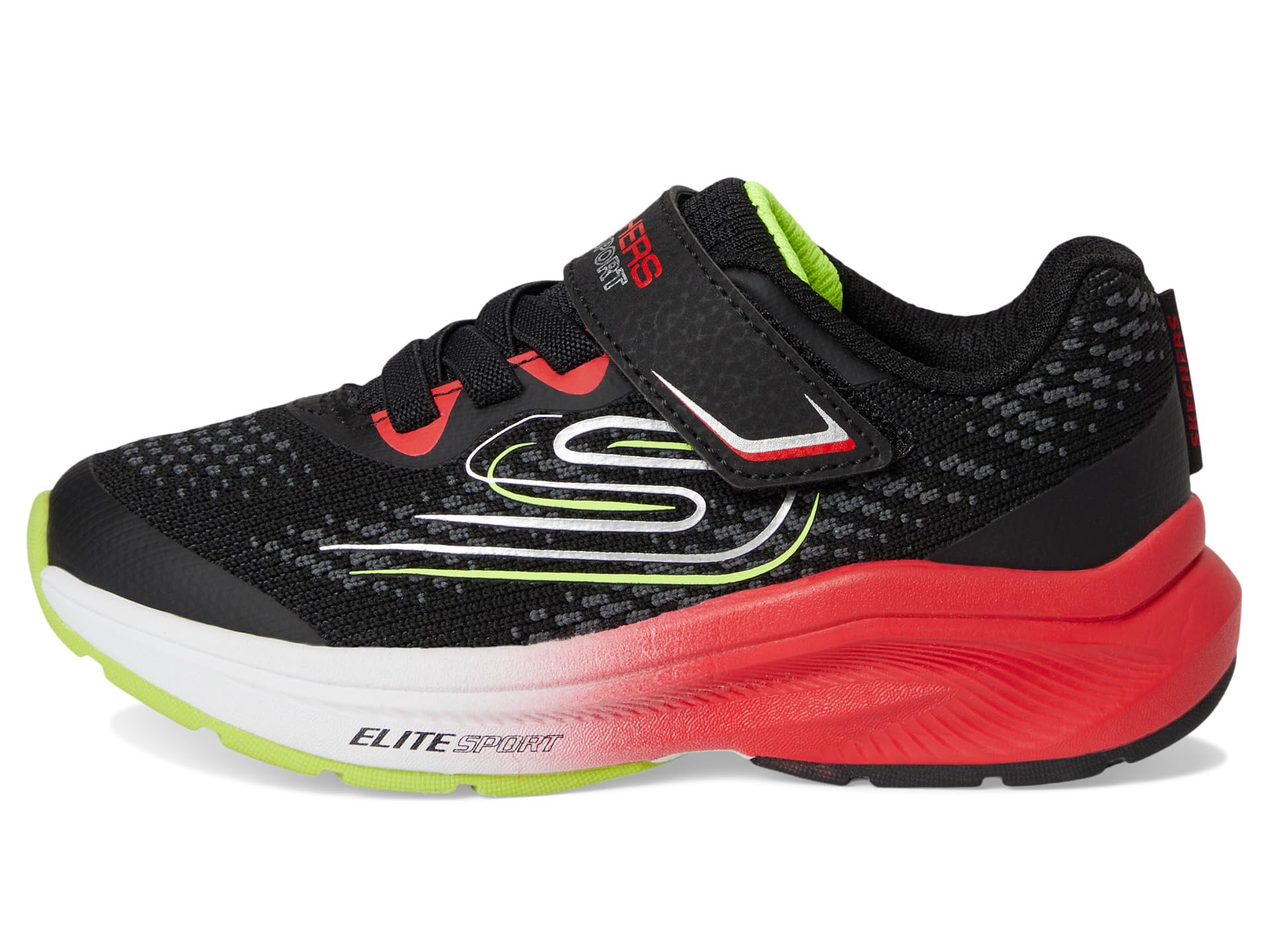 Кроссовки SKECHERS KIDS Elite Sport Stride 403952L, цвет Black/Red — фото 4