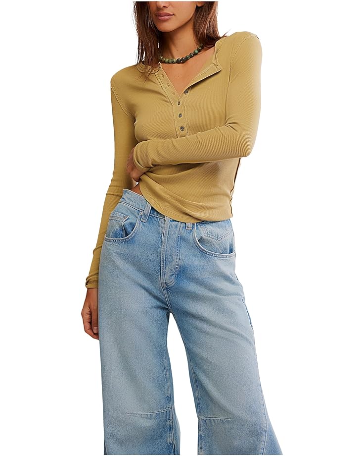 

Женская блузка Free People Jamie Henley, Dried Tobacco