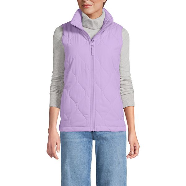 

Женский удлиненный утепленный жилет Featherfree Lands' End, Whisper Lilac
