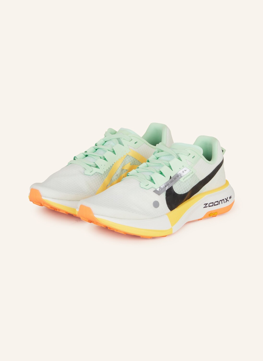 

Кроссовки для бега по пересеченной местности ultrafly Nike, цвет WEISS/MINT/DUNKELGELB