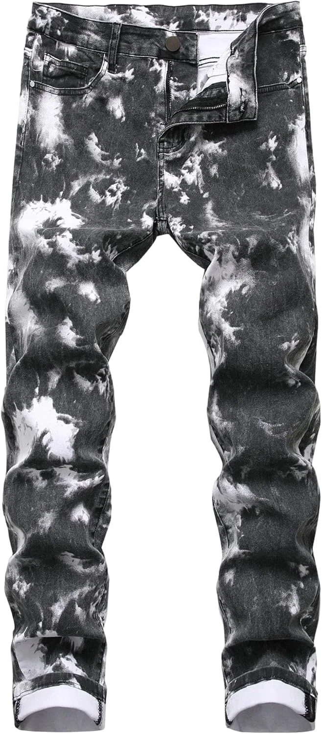 Джинсы прямые джинсовые стрейч, Black