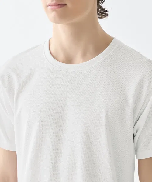 Футболка с круглым вырезом adidas Regular Mesh темно-синяя — фото 4