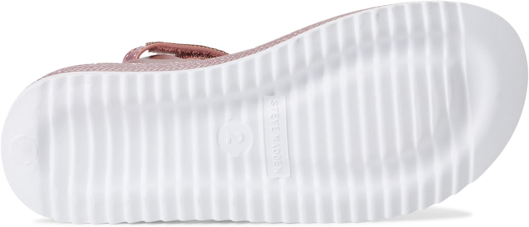 Сандалии Steve Madden Kids Bunnie, цвет Pink Metallic — фото 3