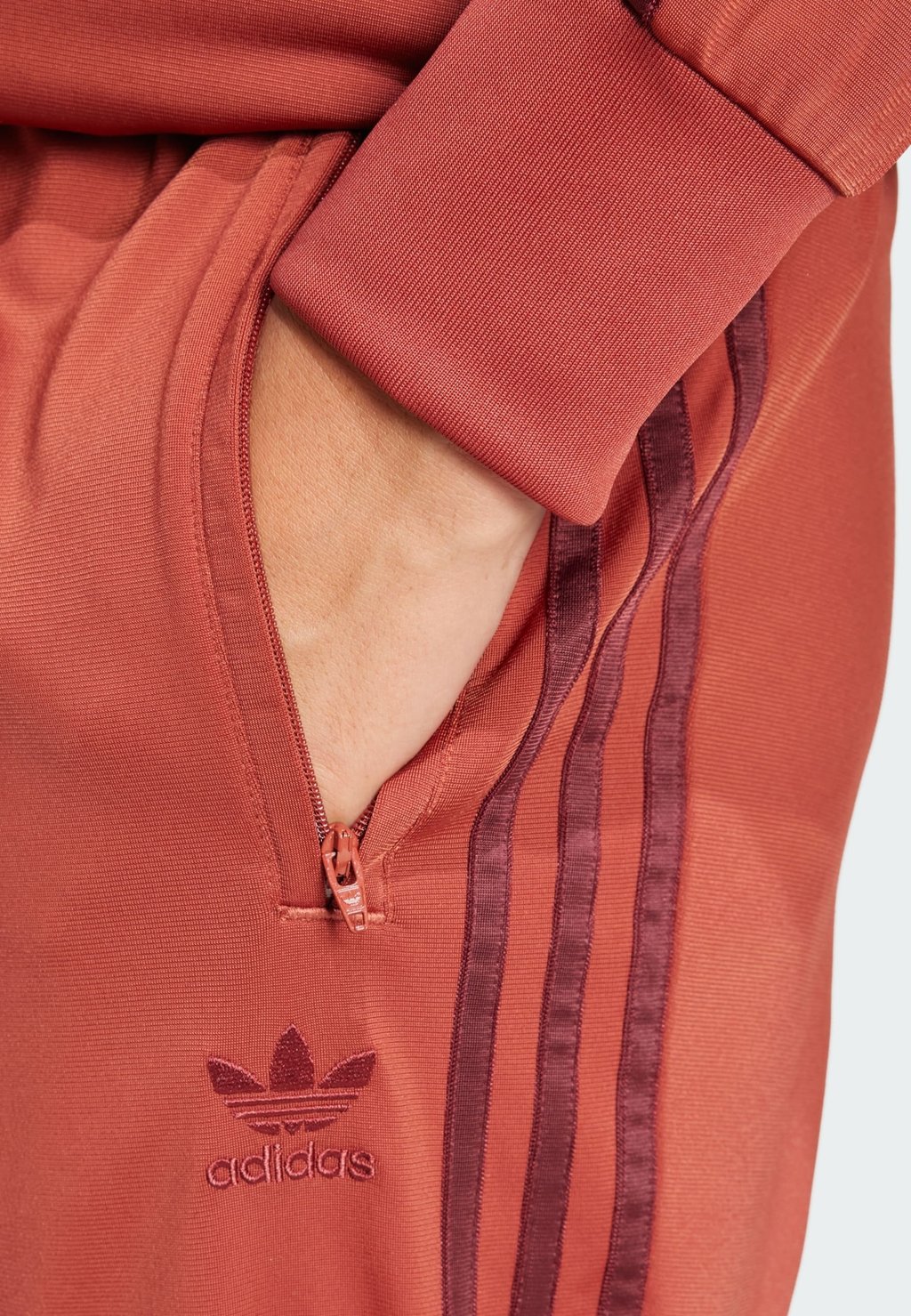 Спортивные брюки FIREBIRD adidas Originals, темно-красный — фото 4