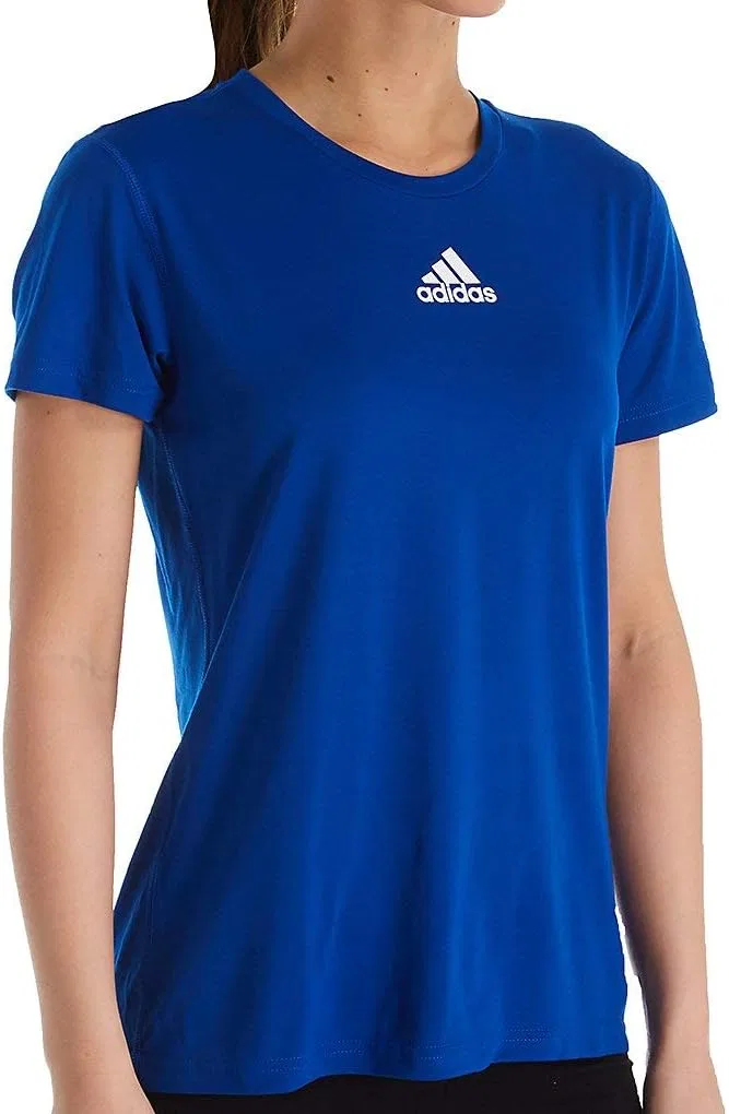 Мужская футболка с коротким рукавом adidas синий — фото 2