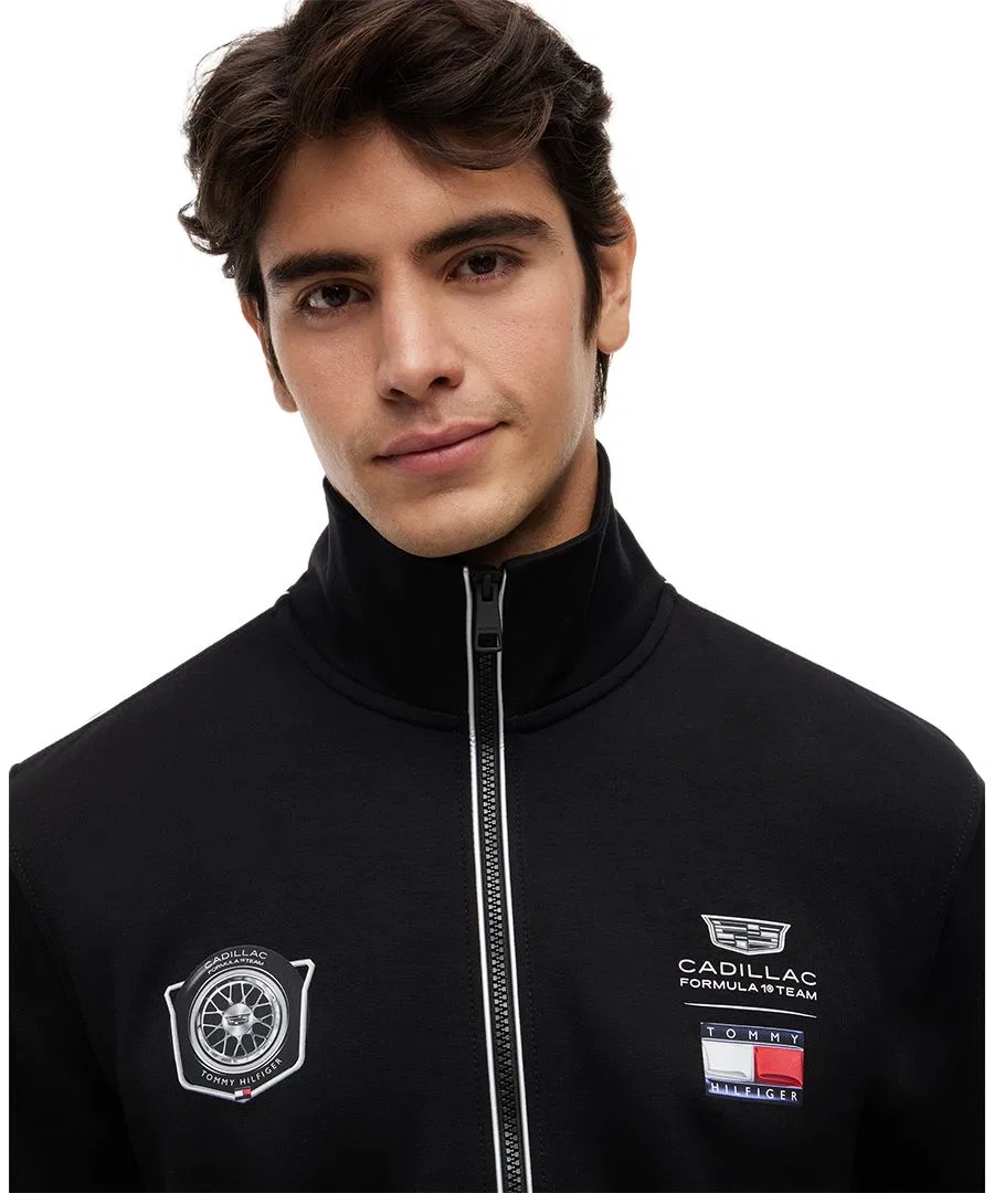 Мужская гоночная куртка Cadillac F1 Tommy Hilfiger, черный — фото 4