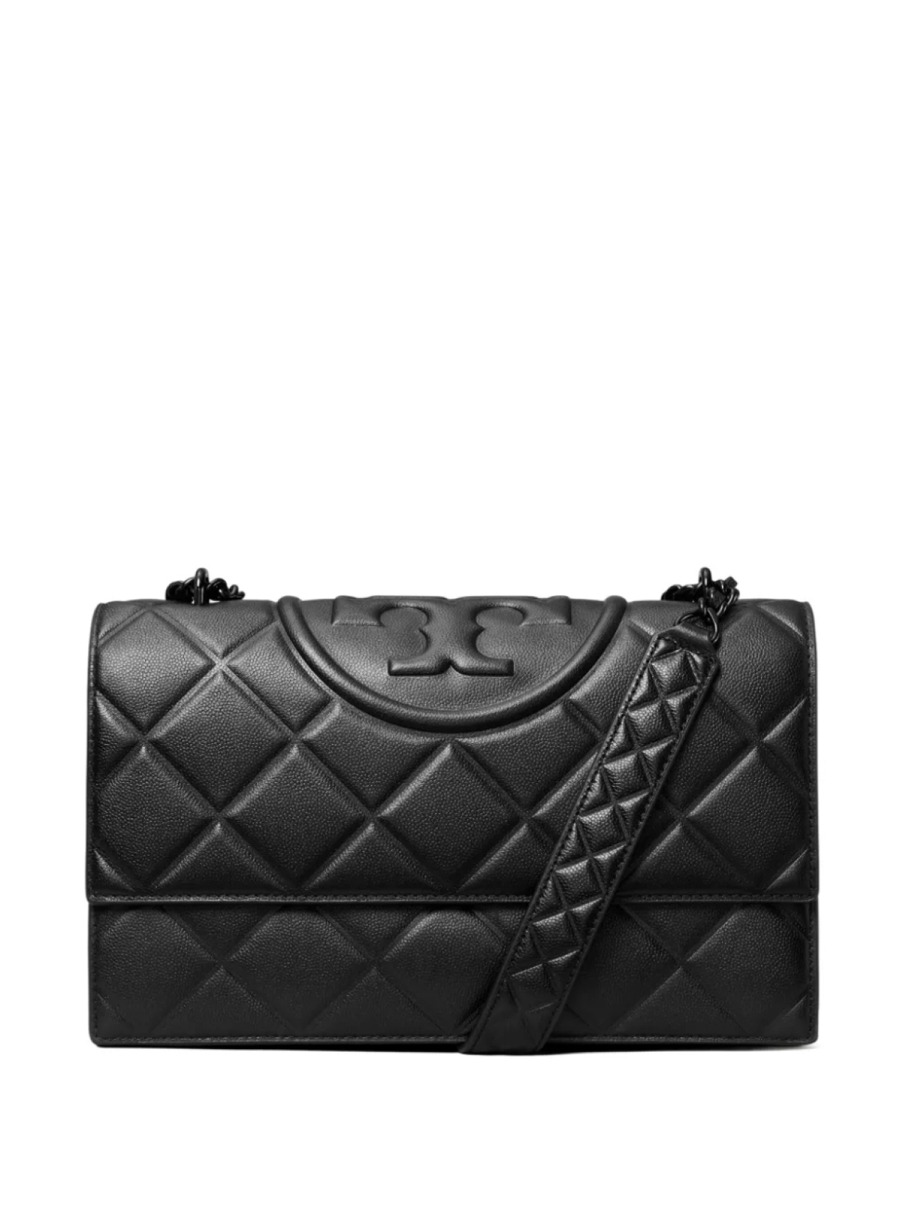 

Tory Burch маленькая сумка на плечо Fleming, черный