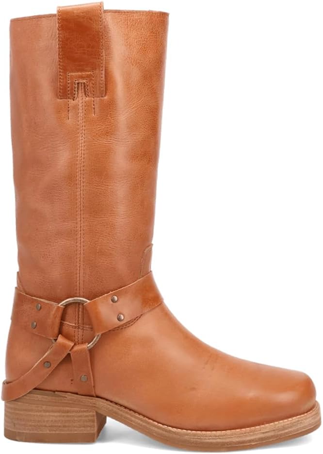 

Мужские повседневные ботинки Dingo с разрывом на носке, без застежки, коричневые, средняя голень