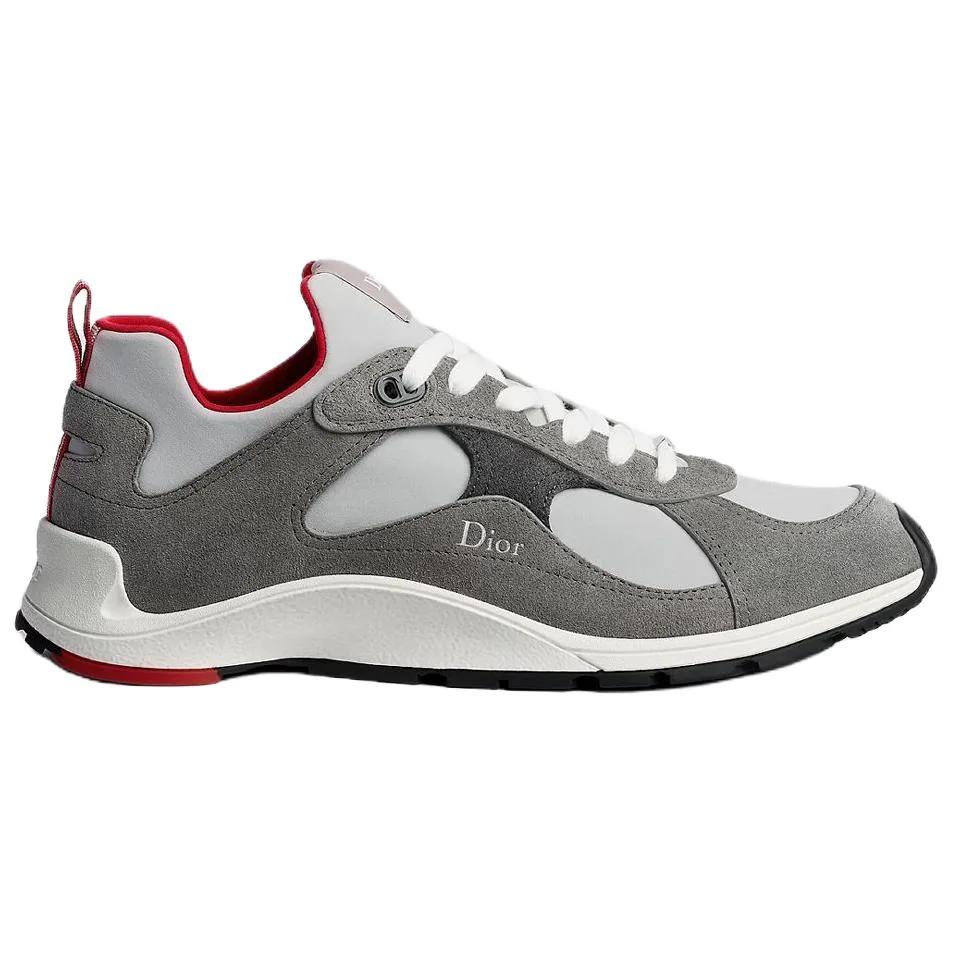 DIOR Кроссовки Mile Low top Casual мужские серые — фото 3