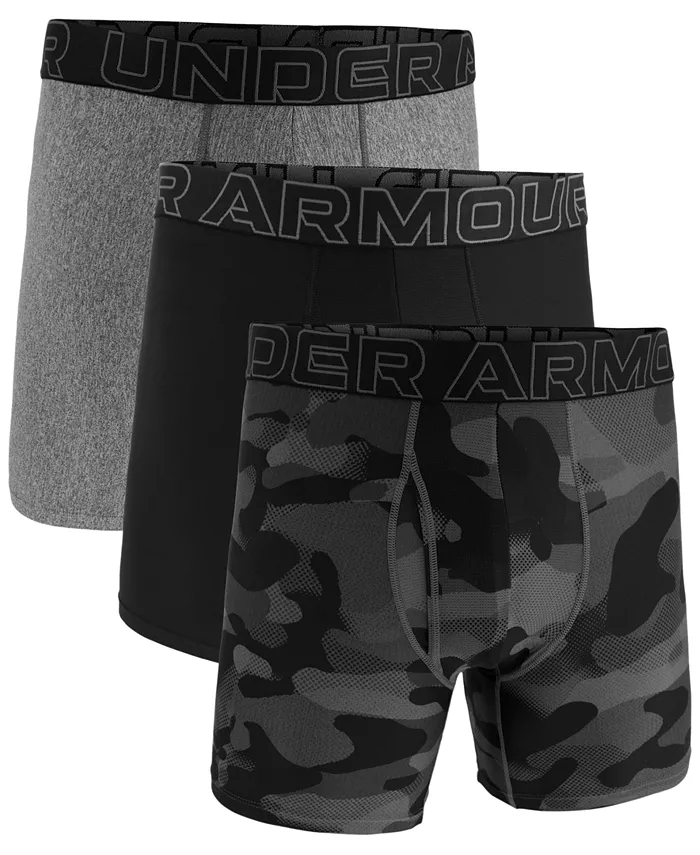

Мужские боксеры 6" Performance, 3 штуки в наборе, ассорти Under Armour, черный