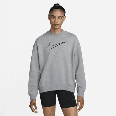 

Толстовка Nike Dri-FIT Get Fit, цвет Carbon Heather/Black