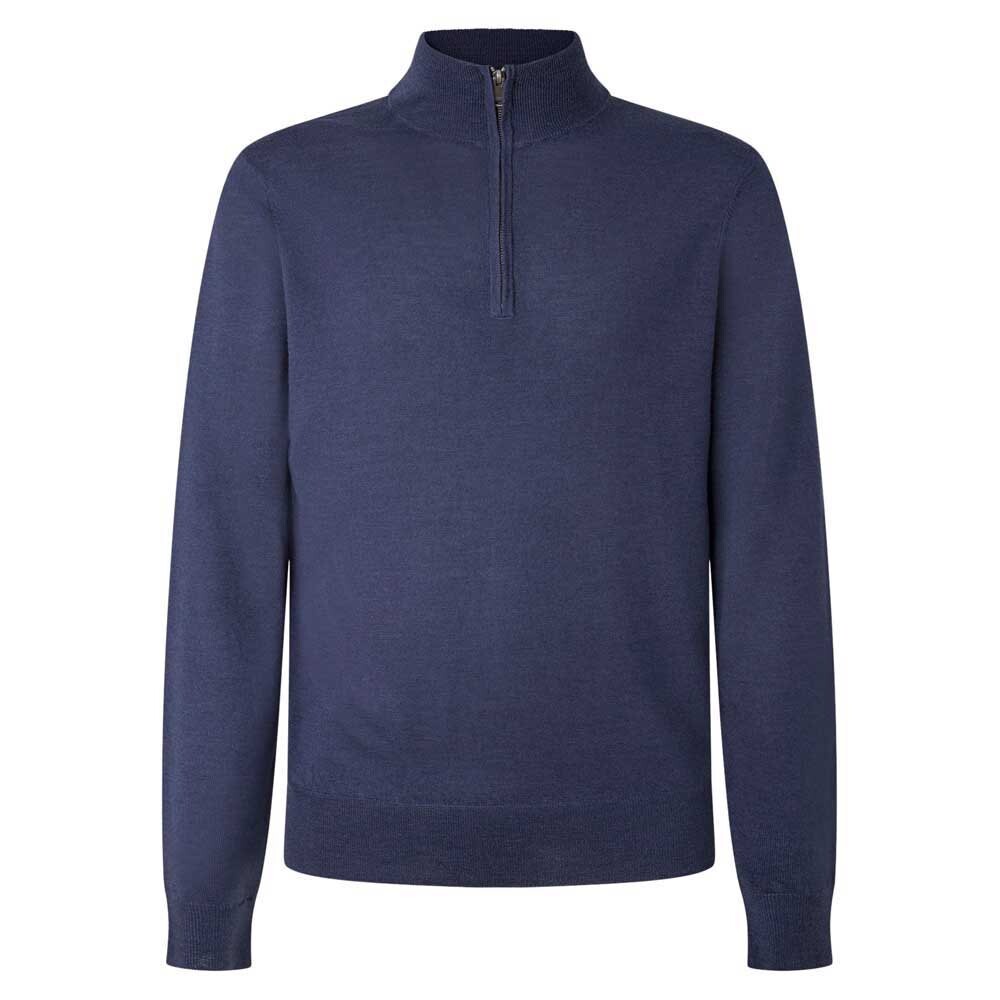 

Свитер Hackett Gmd Merino Silk Half Zip, синий