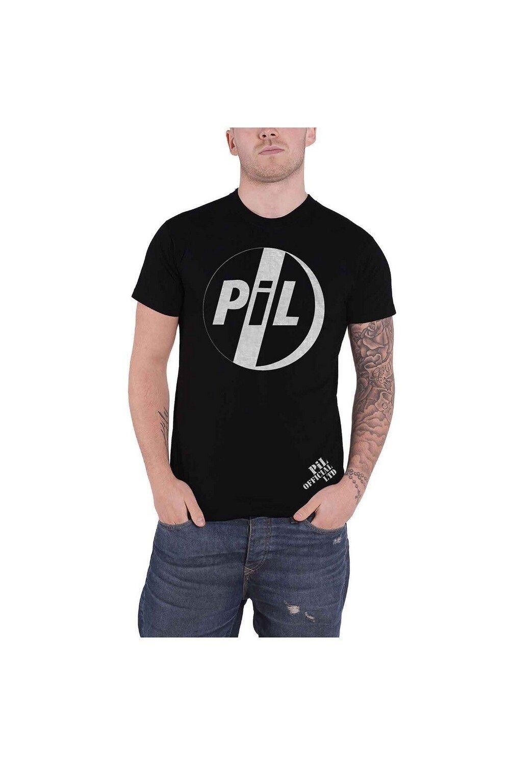 

Футболка с логотипом Public Image Ltd, черный