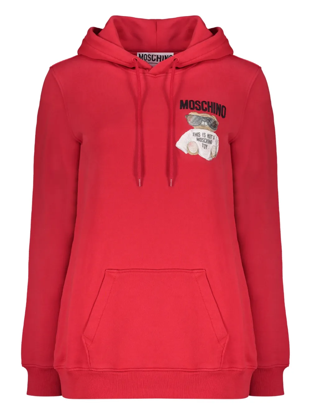 

Базовое худи Moschino, красный
