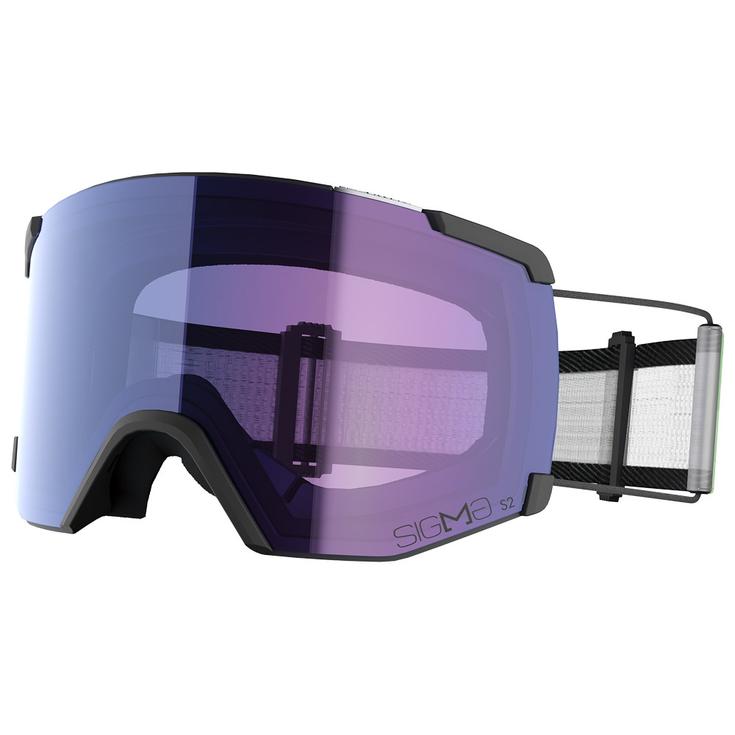 

Горнолыжные очки s/view mtn черные Sigma Ice Blue Salomon