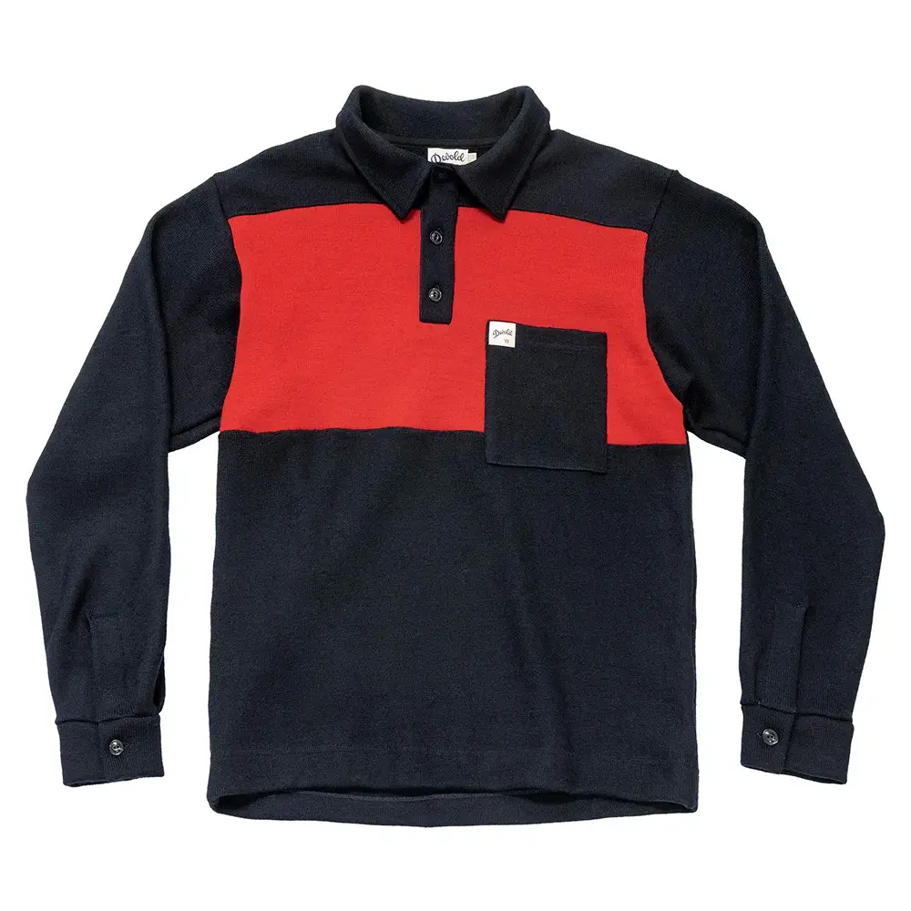 

Поло с длинным рукавом DEVOLD OF NORWAY Archive Ferry, черный