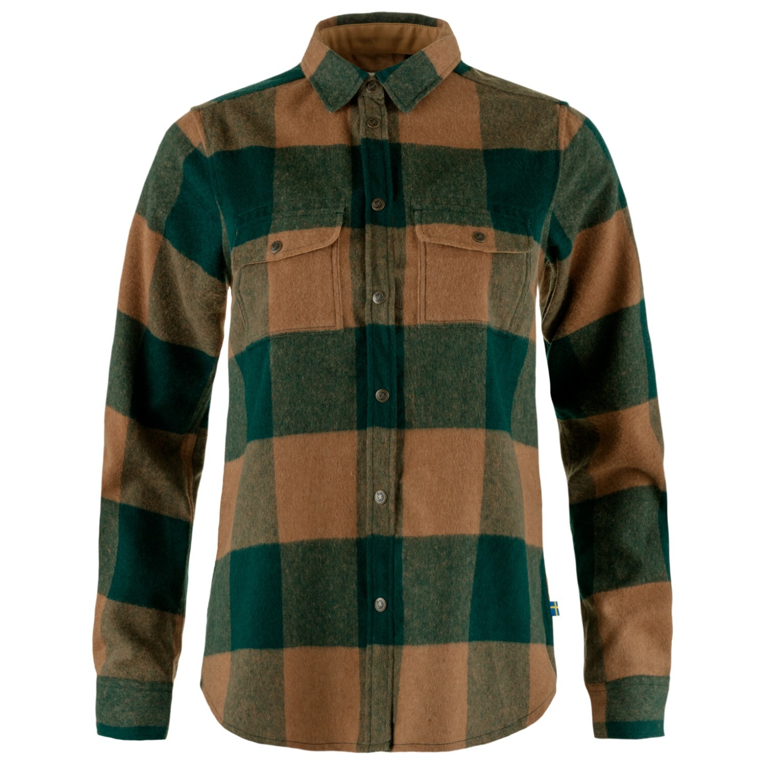 

Рубашка Fjällräven Canada Shirt L/S, цвет Deep Patina/Buckwheat Brown
