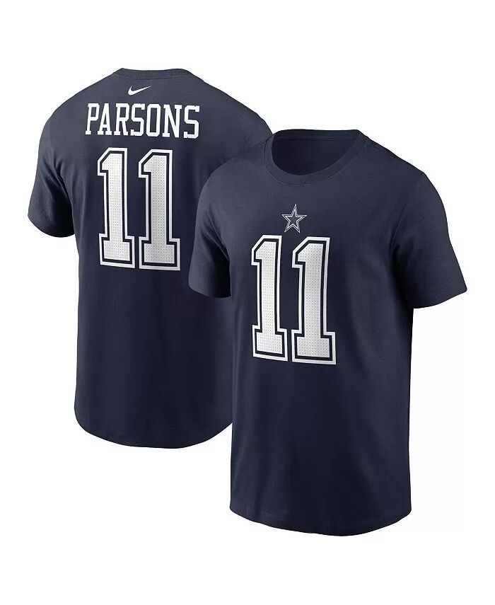 

Мужская футболка с именем и номером игрока Micah Parsons Navy Dallas Cowboys Nike