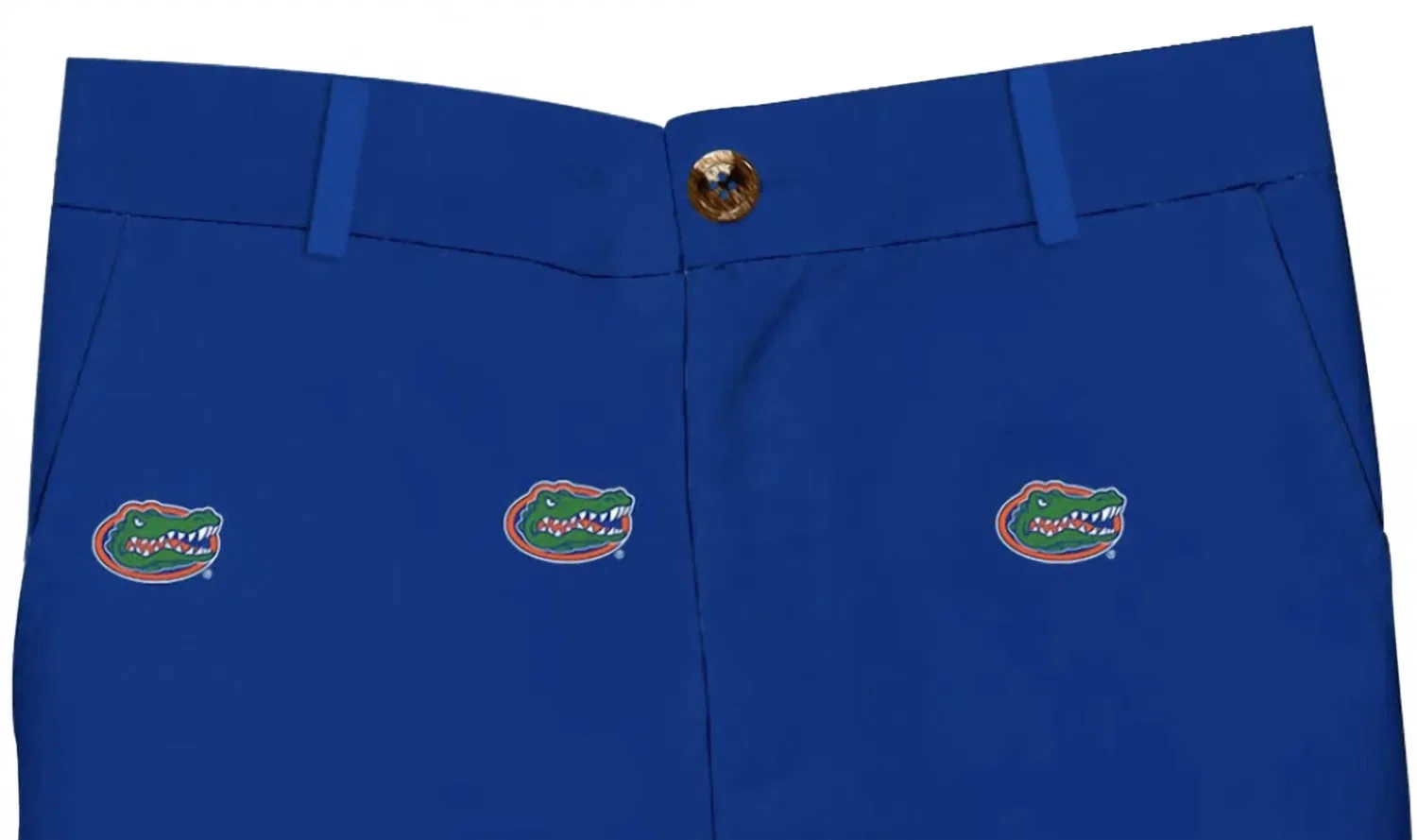Vive La Fete Детские структурированные шорты синего цвета с логотипом команды Florida Gators — фото 2