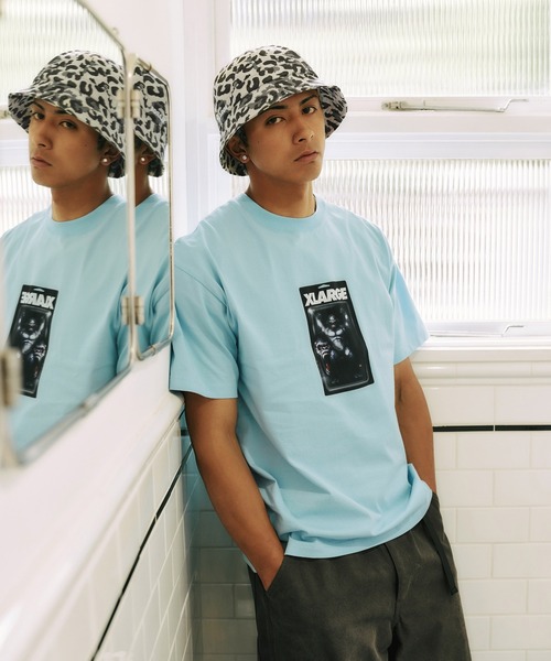 

XLARGE Футболка с коротким рукавом, оверсайз, светло-голубая