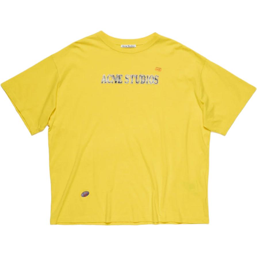 

Футболка с коротким рукавом Acne Studios, желтый