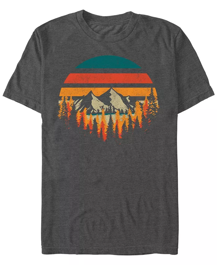 

Мужская футболка с коротким рукавом Deeply Wild Design By Humans, серый