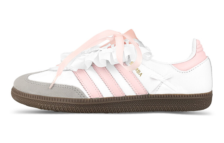 

Кроссовки adidas originals Samba Series Skateboarding Shoes Unisex Low-top White/pink, белый