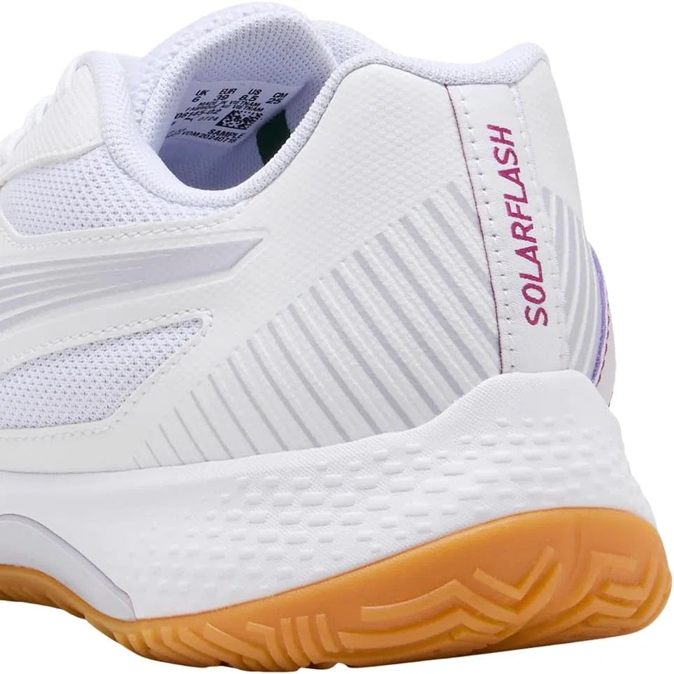 Кроссовки Puma Unisex Solarflash III W+ для дома, Puma White Lilac Crush Berry — фото 2